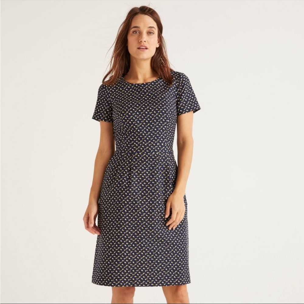 Boden New With Tags! Navy Fit and Flare Dress size 4